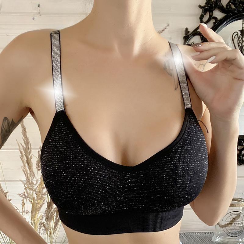 Women Sports Bras Crop Top Fitness Gym Running Sportswear Women's Underwear Push Up Brassiere Yoga Bra