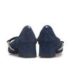 Barbara Lambskin Suede Jewelry Mary Jane Bbf535bl