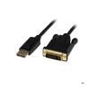 Активный кабель-адаптер DisplayPort - DVI длиной 91 см - STARTECH - Черный