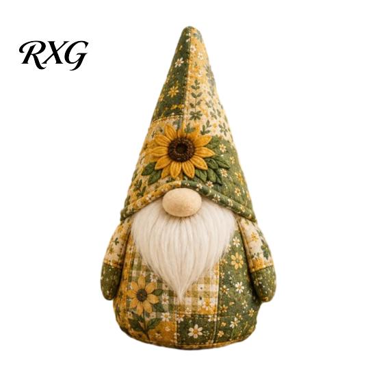 Sewing Kit for Adults DIY Gnome Patchwork Kit, Craft Set, Cute Relaxing Activity Fabric And Beginners, Handmade Gift Pre-cut