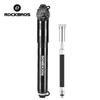 ROCKBROS 160psi Велосипедный насос Алюминиевый сплав ЧПУ Ручной насос для накачки шин Барометр Клапан AV/FV Ультралегкий Портативный велосипедный насос