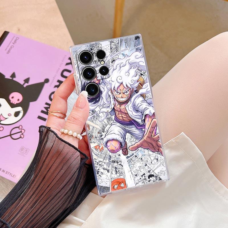 Ones Pieces Comics S26Ultra Case Coque For Samsung Galaxy S25 S26 S24 S23 Ultra S22 S20 Plus S21 S25 FE A57 5G Clear Phone Cover