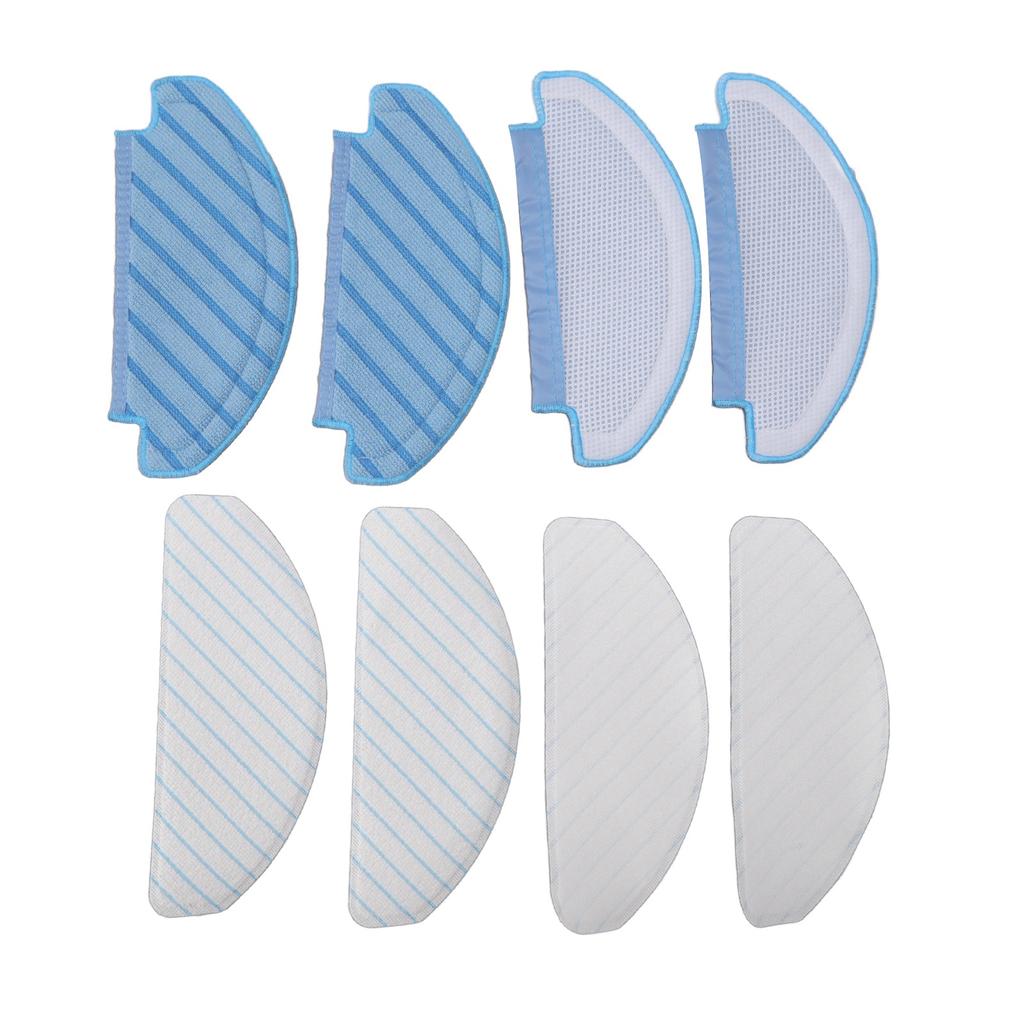 8 Pcs Mop Cloth for DEEBOT OZMO T8 T8aivi N8pro Plus Vacuum Cleaner Replacement Parts Cleaning Pads