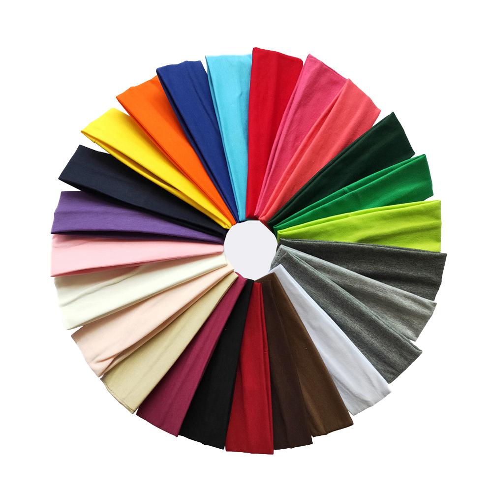 Summer Sports Yoga Women Headbands Not Tight Adjustable Running Absorb Sweat Elastic Hair Bands Soild Unisex Headband