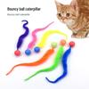 New Cross-Border Cat Teaser: Elastic Caterpillar Ball Plush Toy