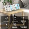 3D цифровой будильник настенные светодиодные часы настольный будильник с температурой для дома кухни офиса