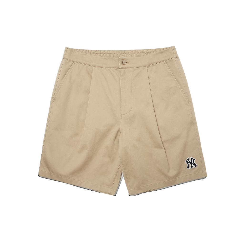 Новые шорты MLB BASIC BERMUDA SS22 Унисекс Бежевые 3ASM60323-50BGS