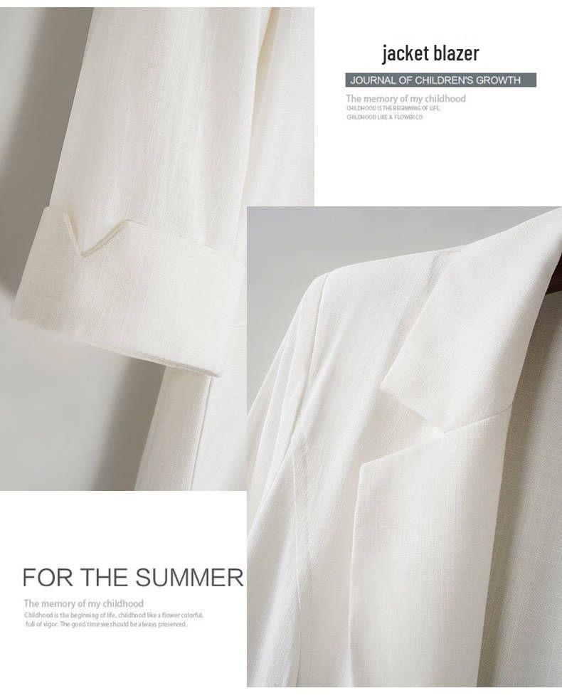 2023 Женский повседневный пиджак большого размера в корейском стиле - Универсальный, модный и дышащий.