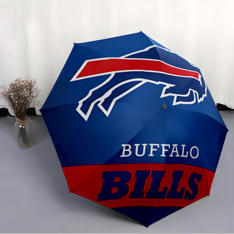 Модный автоматический складной зонт Bills Team с открытием/закрытием. Портативный и складной, идеально подходит для подарка, путешествий и повседневного использования.