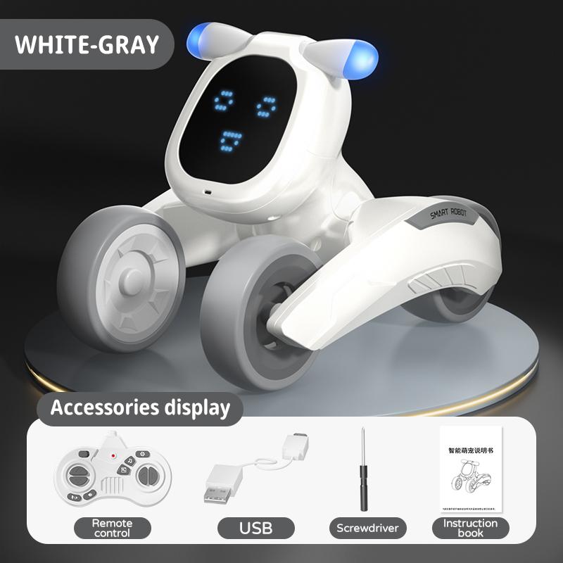 JJRC Новый R28 Милый Голосовой Диалог Электронный Питомец Детская Игрушка для Раннего Развития Машина для Интерактивного Общения Родителей и Детей Собака
