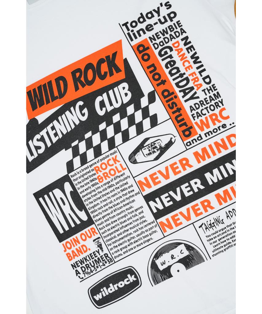 Футболка с коротким рукавом WILDROCK 'N' Roll_Белая