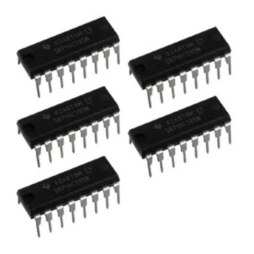 20 шт. SN74HC595N DIP-16 8-битный регистр сдвига счетчика SN74HC595 74595 74HC595 интегральные схемы с 3 выходами DIP16
