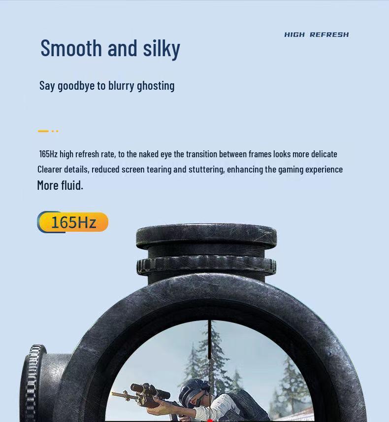 Новый 27-дюймовый 2K 144 Гц Изогнутый Игровой Монитор - Ультратонкий Безрамочный Дизайн