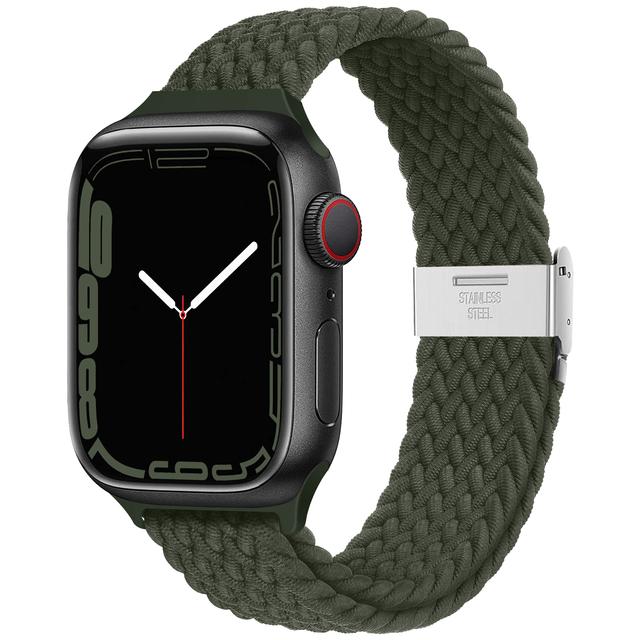 Плетеный solo loop Ремешок Для Apple watch Ultra2 ремешок 49мм 45мм 44мм 40мм 41мм 42мм 46мм correa bracelet серия 8 7 se 6 9 3 10 11