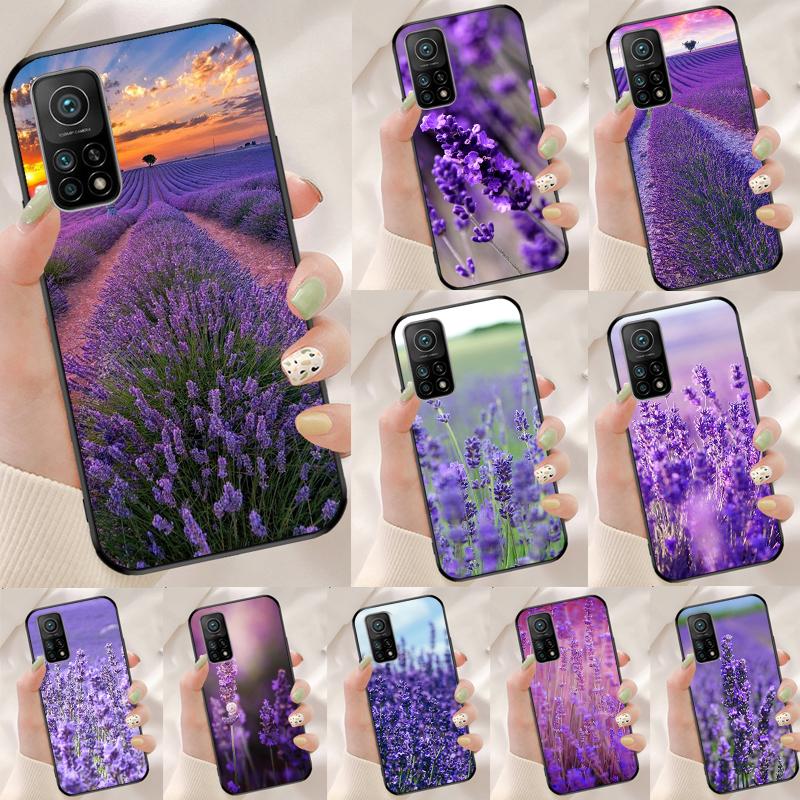 Фиолетовые Цветы Лаванда Чехол Для Xiaomi 11T 12T 13T 14T Pro 13 14 15 Ultra POCO X7 Pro X3 X5 X6 F5 F6 M6 Pro