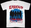 EXODUS BONDED BY BLOOD 85 Трэш-группа Белая Футболка Все Размеры Унисекс Футболка
