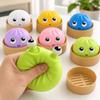 Big-eyed Cutie Steamed Stuffed Bun Squeeze Pinch Le Stress Relief Sensory Ball  Home Decoration