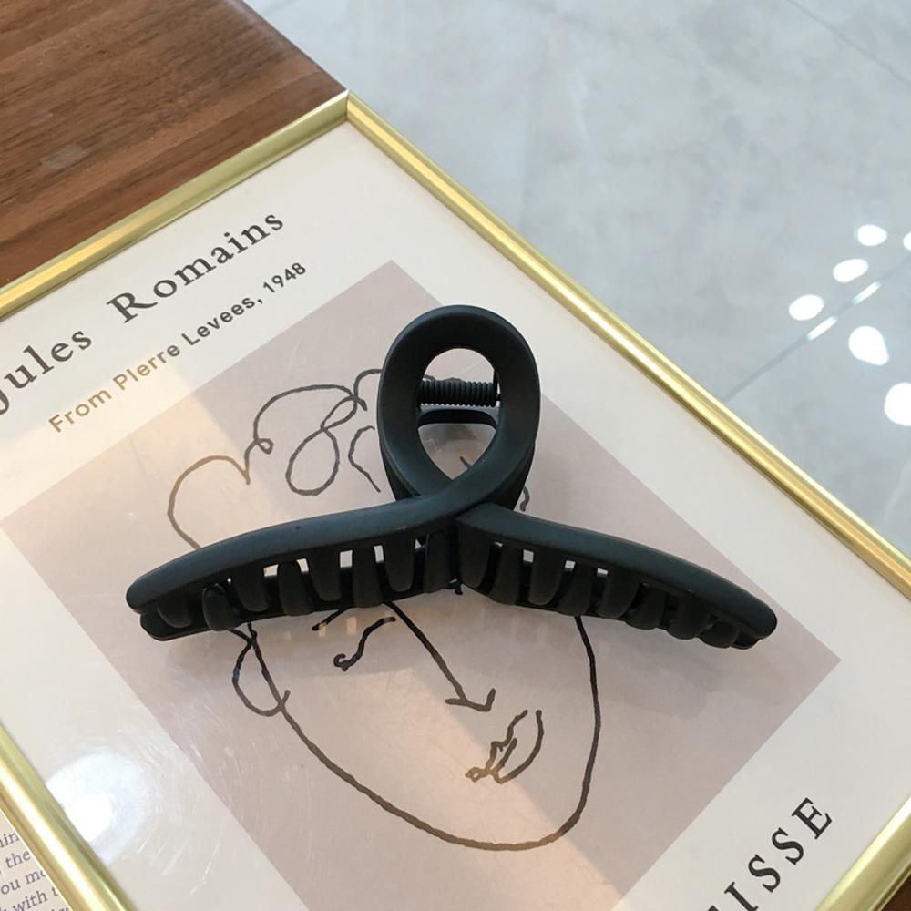 Cross Make Up Acrylic Fashion Women Cross Hair Claws Frosted Crab Clips Hair Accessories Hair Clips