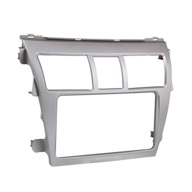 Car Radio Fascia Panel for Toyota Vios Yaris Sedan Belta Frame Stereo Mount Trim Kit Face Plate Audio DVD Navigation 2 Din