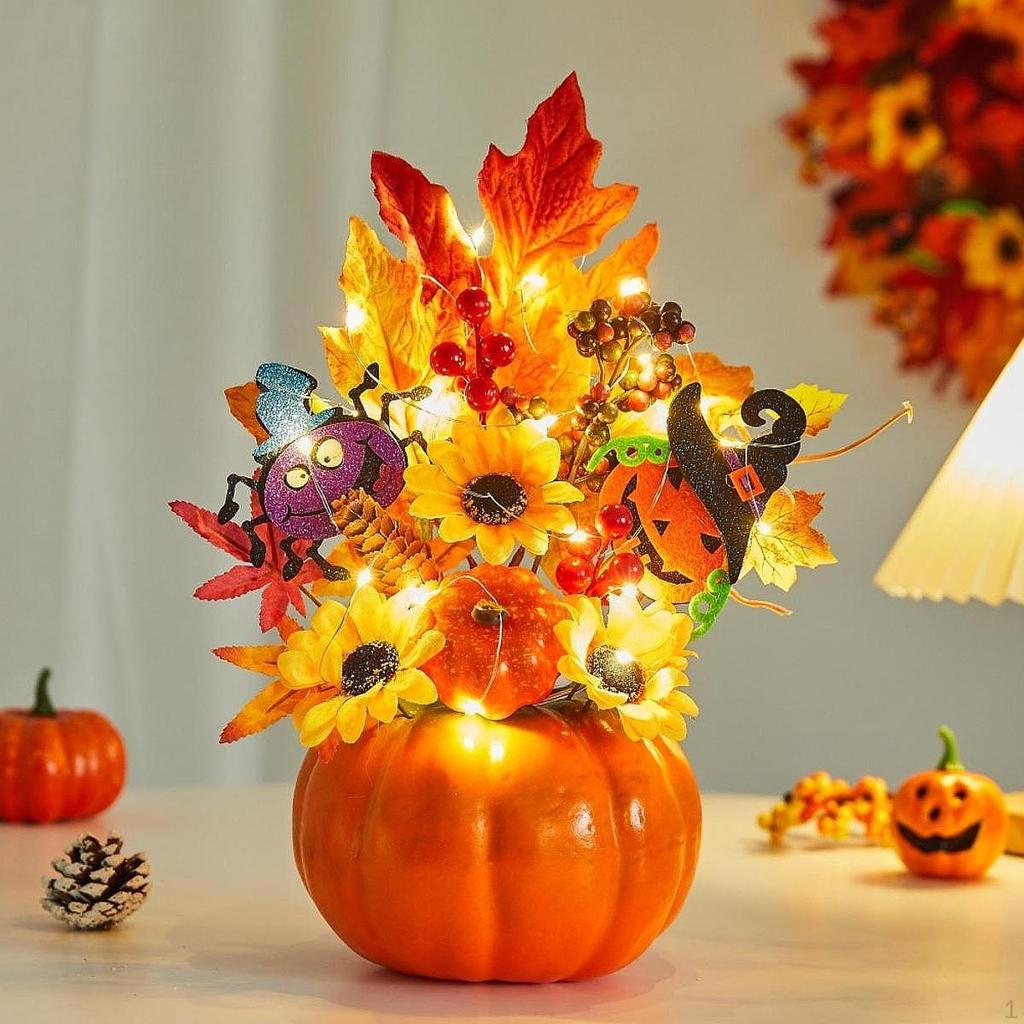 Halloween Pumpkin Artificial Ornament Fall Party Fake Pumpkins Model