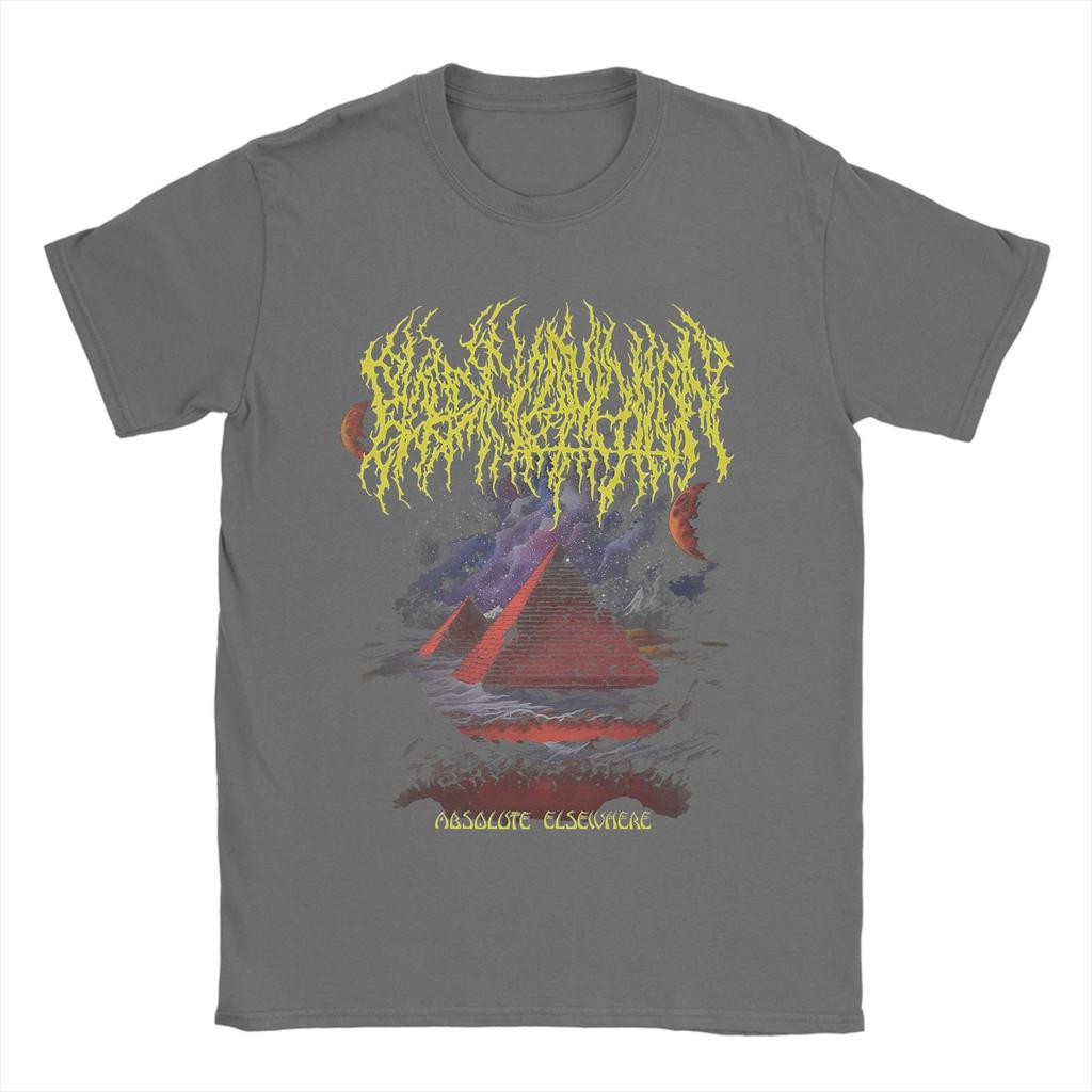 Повседневные футболки с пирамидой Blood Incantation для мужчин, с круглым вырезом, из чистого хлопка, с коротким рукавом, летние топы