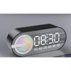 Новые настольные часы с динамиками Bluetooth, FM-радио, будильник, Hi-Fi звук, HD-зеркальный экран, поддержка TF-карт, домашние часы рядом