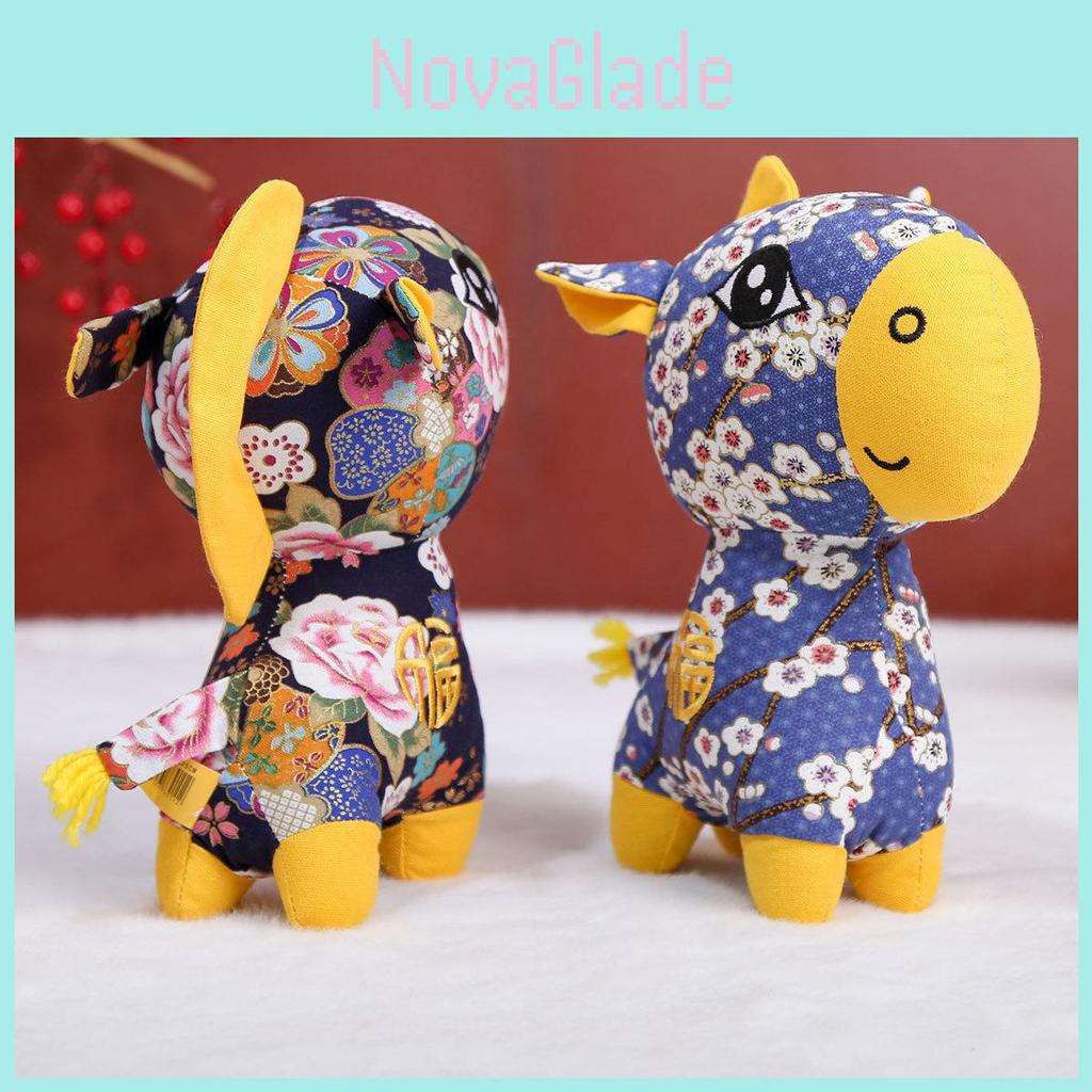 Year Of The Horse Collectors Plush Figurine With Custom Logo For Festival Gift