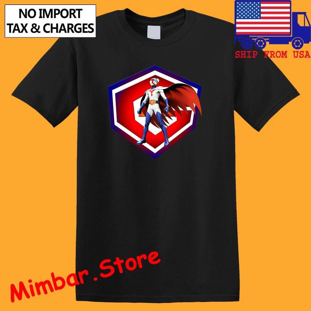 Battle of The Planet Gatchaman Men's Black Size S-5XL