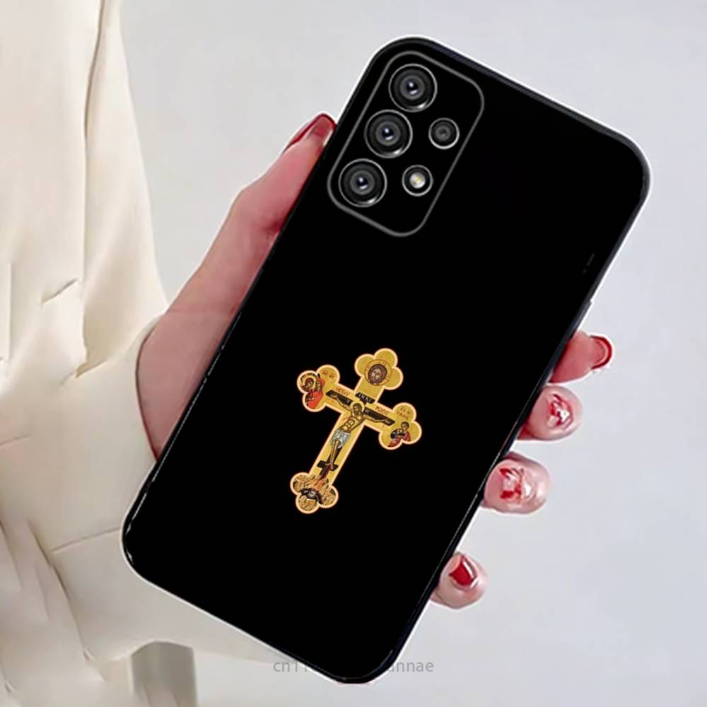 Православный Крест Икона Церковь ИСКУССТВО Чехол для Телефона Для Samsung Galaxy A54,34,24,73,53,52,52S,04S,04E,A72