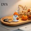 Трендовые Хэллоуинские Подарки 3D Печатная Милая Фигурка Призрака с Тыквенным Молочным Чаем, Оранжевый Креативный Праздник для Друзей Шапка Настольные Украшения, Смешной Подарок И