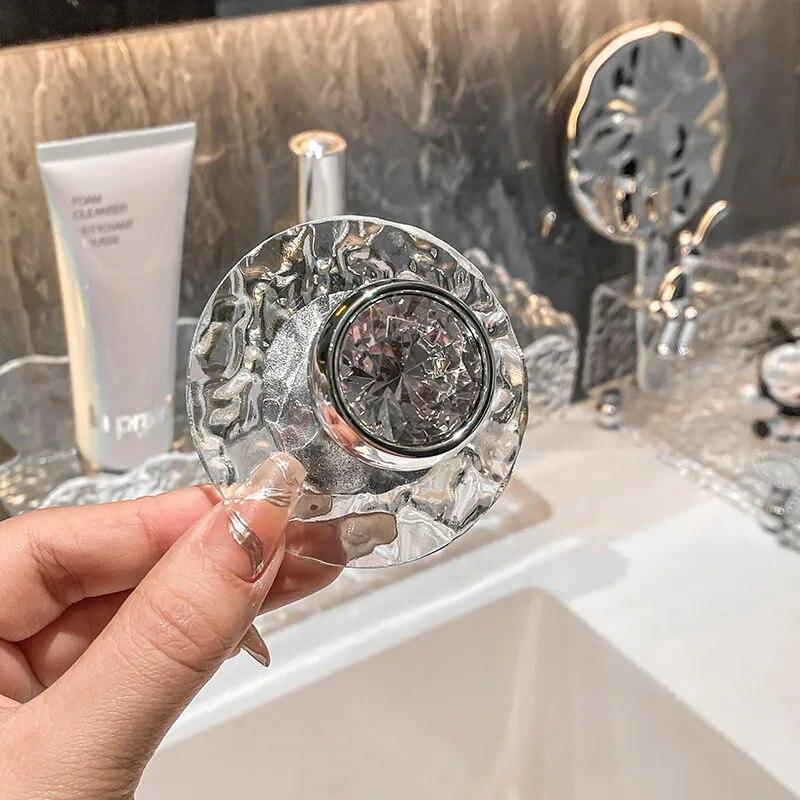 Акриловый прозрачный крючок для ванной комнаты, настенная вешалка для одежды, дверная ручка, ключ для полотенец, крючок для хранения ювелирных изделий, кухонные аксессуары