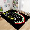 Custom Name Juventus Crest Carpet Rug Customizable Soft Washable Anti-Slip Home Living Room Sofa Mats Personalized Rug. 0909229