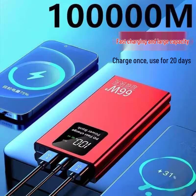 Power Bank HANDUNYOU 66 Вт Super Fast Charge