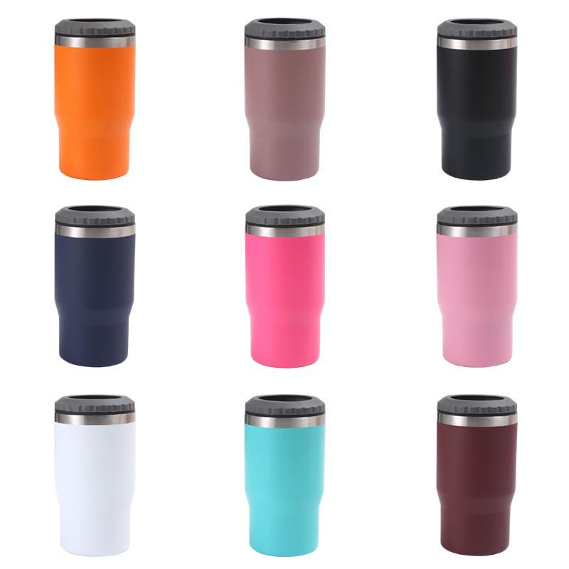 14oz Stainless Steel Travel Tumbler With Double Lid Insulated Beer Cup Car Office Outdoor Use