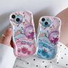 Wave Shape Soft Case For IPhone Vivo Y35 Y02 Realme C55 C53 11 Tecno Spark 10C Samsung S23 Ultra  A53 Redmi Note 12 Note 11 Pro TPU Cover