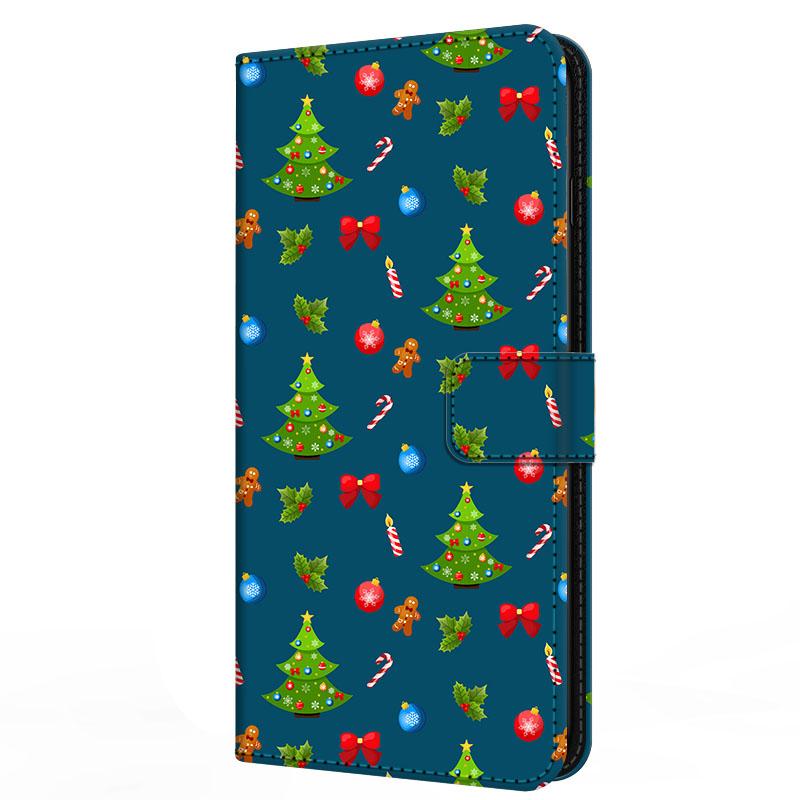 Чехол для Xiaomi Poco F7 F 7 с подставкой-книжка из кожи Merry Christmas Магнитный кошелек-защита Redmi Turbo 4 Pro