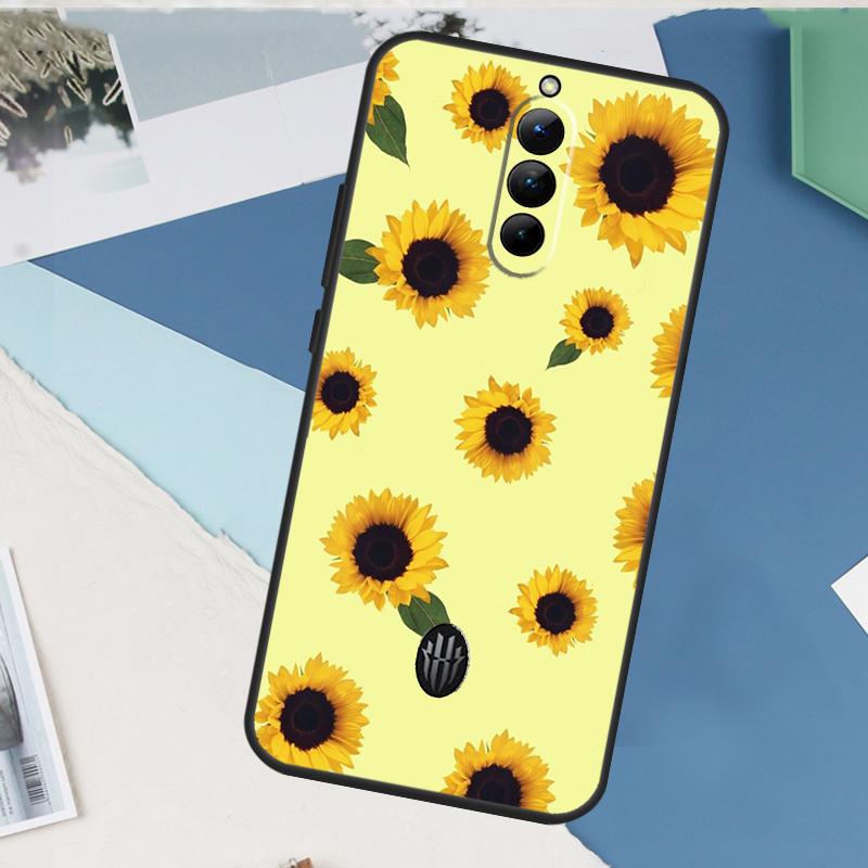 Чехол подсолнух для ZTE Nubia Red Magic 8S 9S 10S 10 9 8 11 Pro Plus 6 7 6S 7S Pro 5G 6R 10 Air