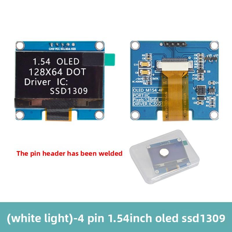 1.54InchOLEDDisplay LCD Screen Module Resolution128*64 SPI/IICInterfaceSSD1309Driver