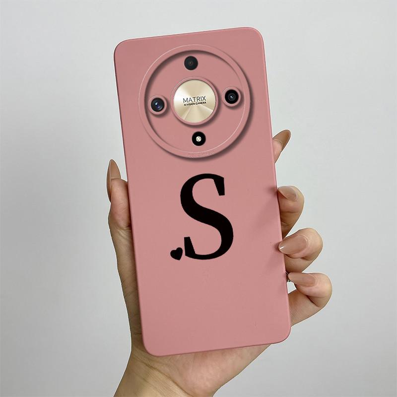 For Honor Magic5 Lite Case Magic 6 Lite Cute Couple Letters Cover Soft TPU Phone Case For Honor Magic6 Lite Magic 5 Lite Bumper