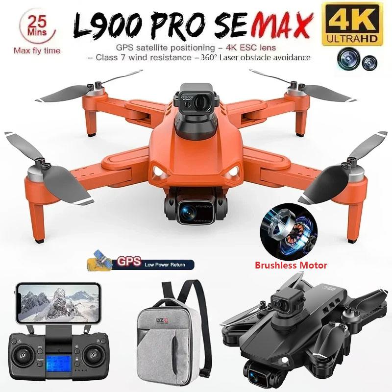 L900 Pro SE MAX GPS Дрон 4K Professional Dual HD Камера 5G WIFI 360° Избегание препятствий Бесщеточный мотор Rc FPV Квадрокоптер Дрон