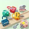 Baby Montessori Fun Unlocking Color Shape Sorters Toys Transport Car Kindergarten Kids Early Educational Enlighten Toy Gifts