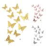 Pack of 12 3D Hollow Paper Wall Sticker Household Living Room Decoration Decal Kit Festival Wedding Party Decorative