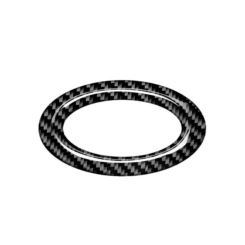 For MINI-R56-5915 car front passenger panel box lock frame genuine carbon fiber decorative ring