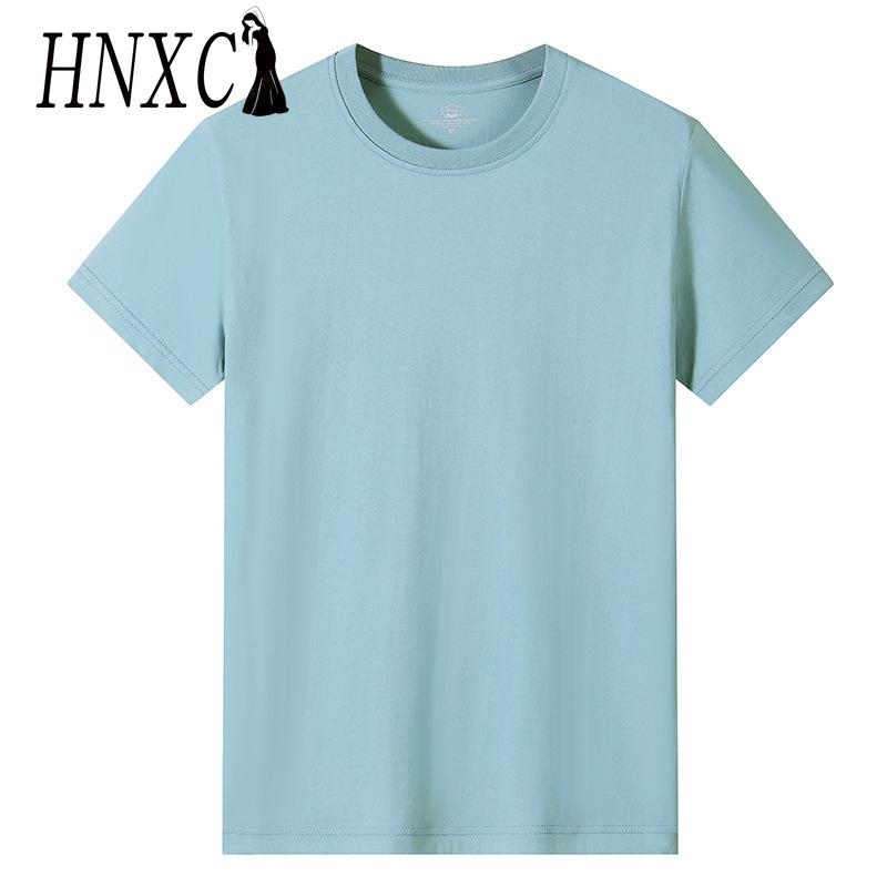 HNXC Хлопковая футболка с коротким рукавом, мужская модная свободная рубашка с половиной рукава, сострадательная рубашка с принтом