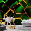 Wallpaper Neon texture 3D