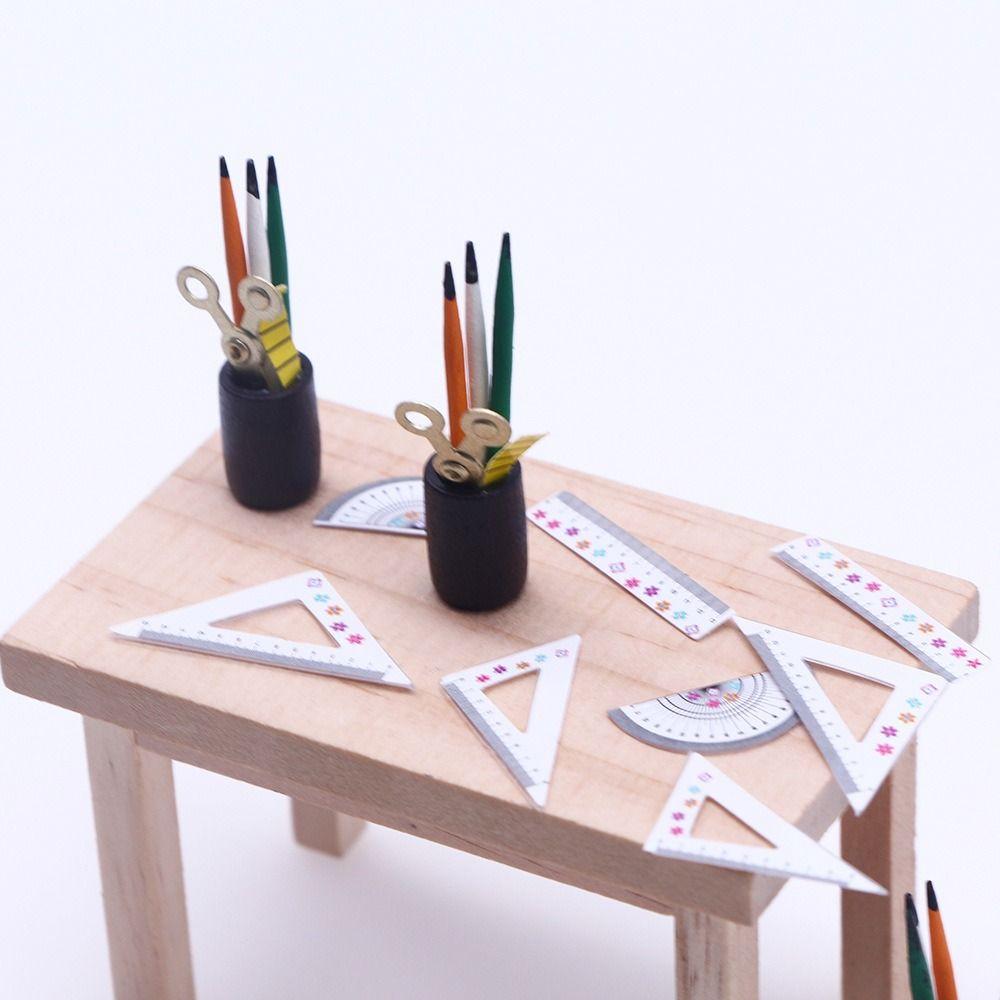 Мини Инструменты для рисования Кукла Канцелярские товары 1:Кукольный домик масштаб 1/12 Письменные принадлежности Вечеринка Фестиваль