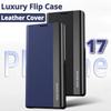 Luxury Plating Flip Case For iPhone 17Air 16 15 14 11 13 12 Pro Max Mini 16 15 14 Plus XS Max XR X Stand Flip Phone Cover Capa
