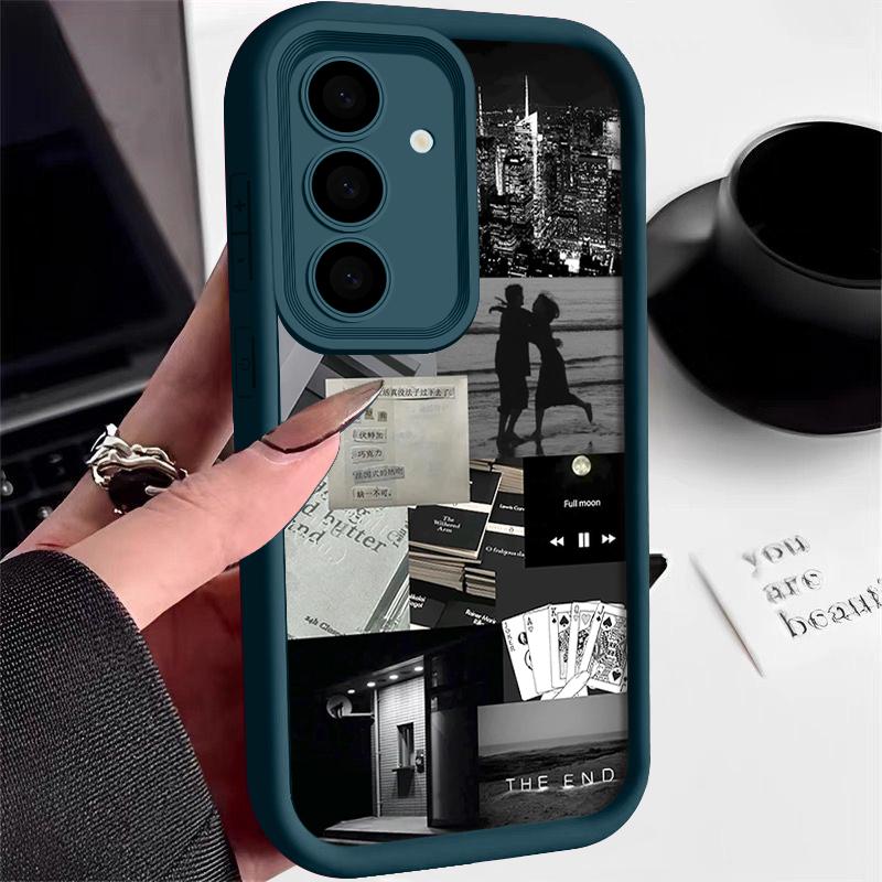 Чехол с принтом «Повседневная жизнь» ударопрочный для Samsung S25 S24 FE S26 S23 Ultra S22 A16 A55 A35 A15 A54 A27 A26 A36 A56 A17 A37 A57 5G Мягкий силиконовый чехол для телефона