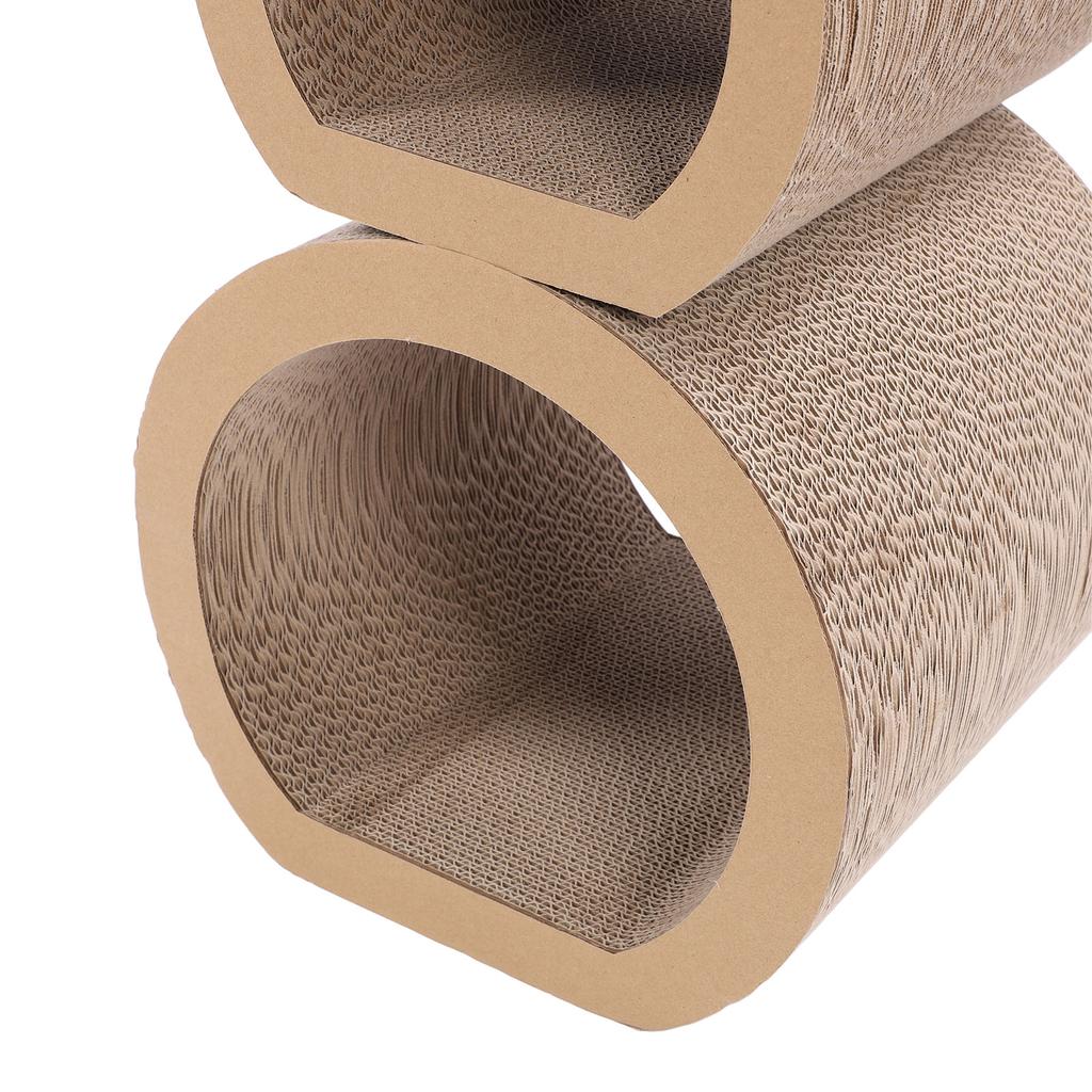 Когтеточка для кошек 3 в 1, картон, гофрированная бумага, многофункциональный туннель для царапания когтей, коврик для царапания для