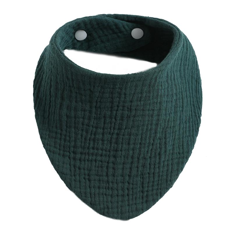 Baby Infants Feeding Bibs Soft Pure Cotton Bandana Saliva Towel Toddler Drool Scarf Newborn Burp Cloth